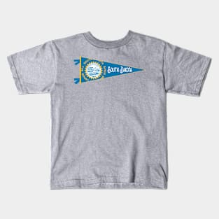 South Dakota Flag Pennant Kids T-Shirt